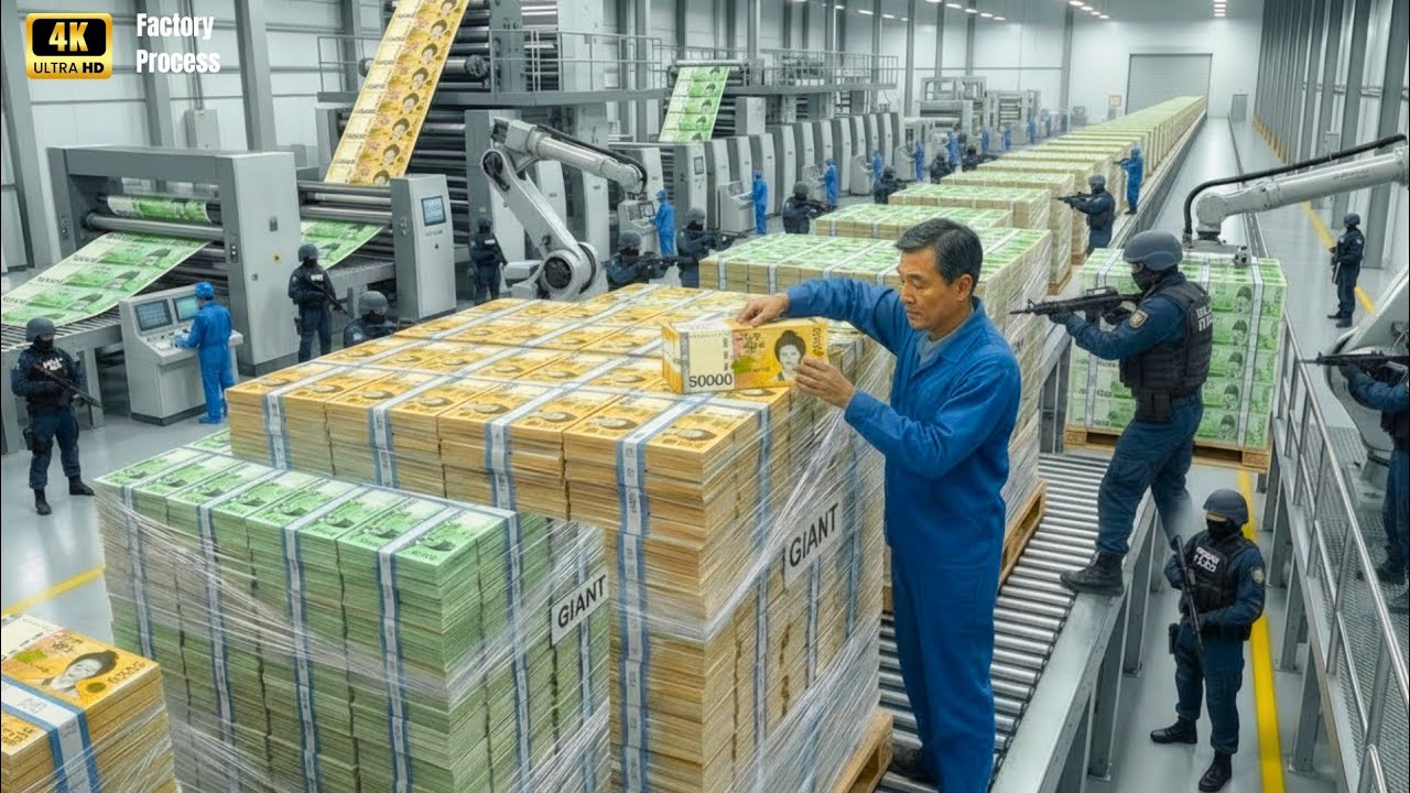 Inside Korea’s Money Printing System How the Won Is Made (Full Process)