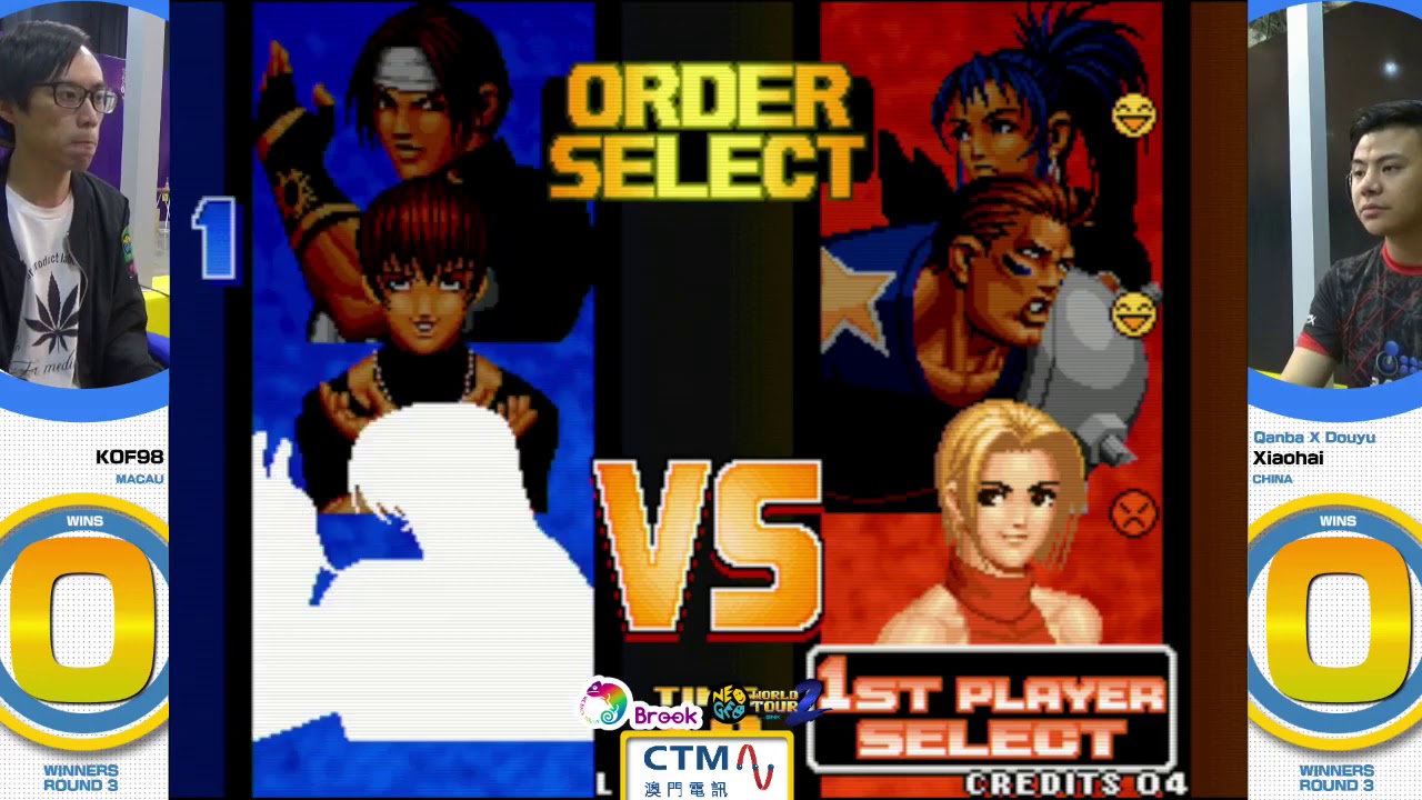 KOF98 vs Xiaohai (小孩) - KOF '98 Neo Geo World Tour Season 2 Macau Stop Winners Round 3