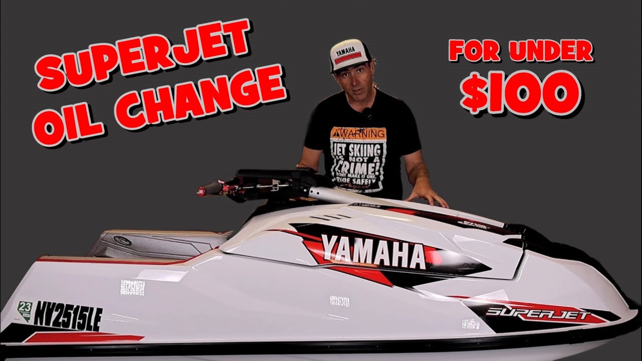 2023 Yamaha Superjet TR-1 Oil Change