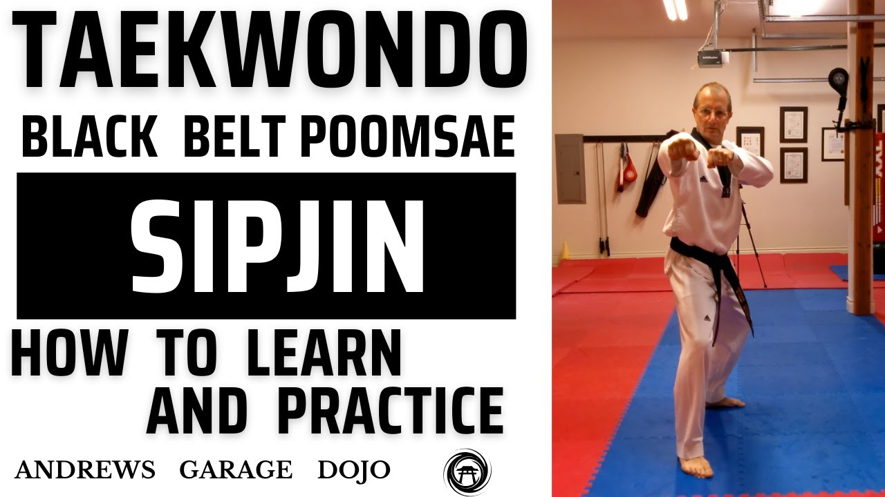 Sipjin Taekwondo Black Belt Form 5 #taekwondo #taekwondopoomsae #taekwondoforms #tkd #sipjin