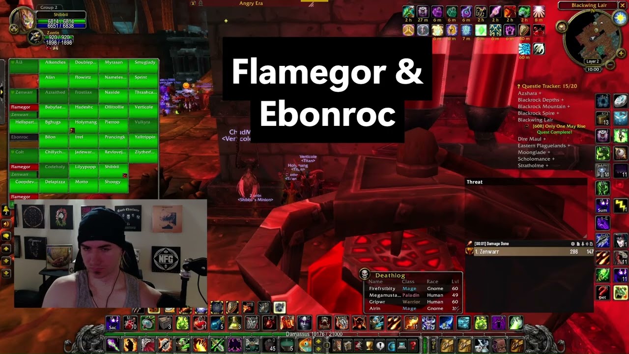 HC WoW BWL No Ony Cloak PoV #worldofwarcraft #wowclassic #wowclassichc
