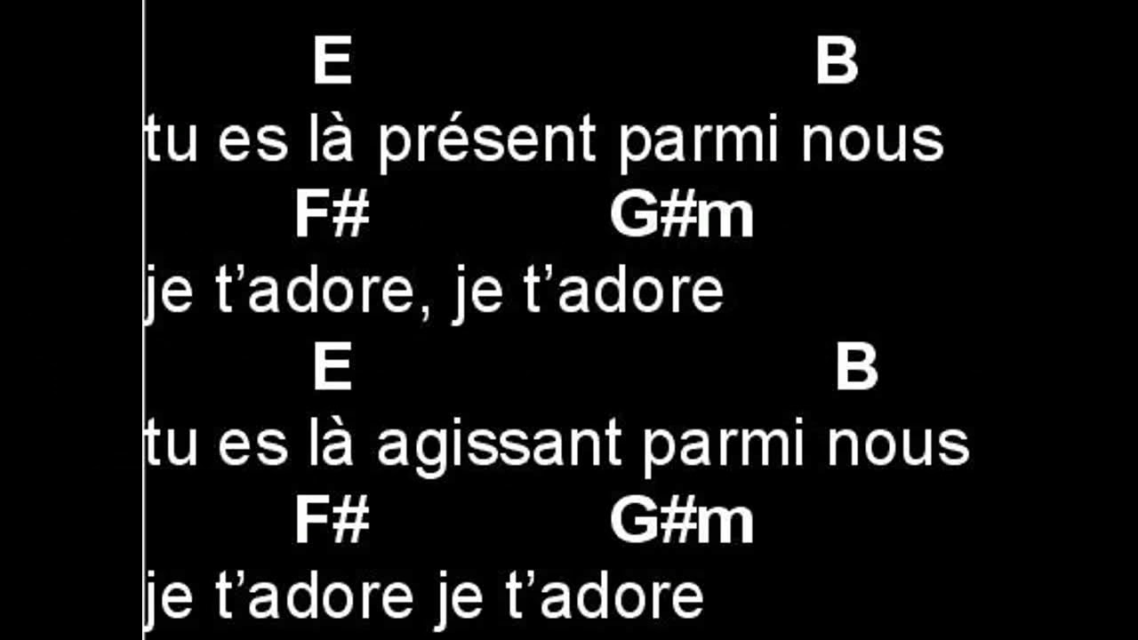 Tu frayes un chemin - Nadège Jean (paroles & accords)