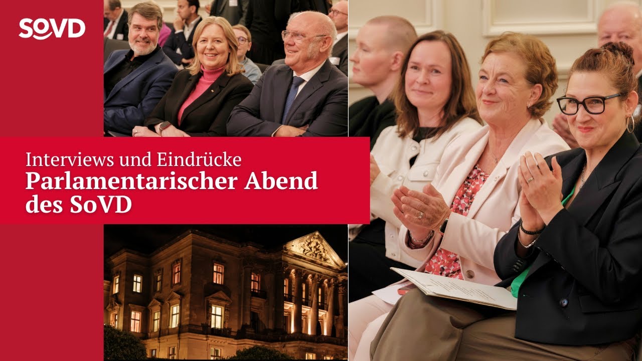 Quo vadis, Demokratie? Eindrücke und Interviews vom Parlamentarischen Abend 2025 des SoVD