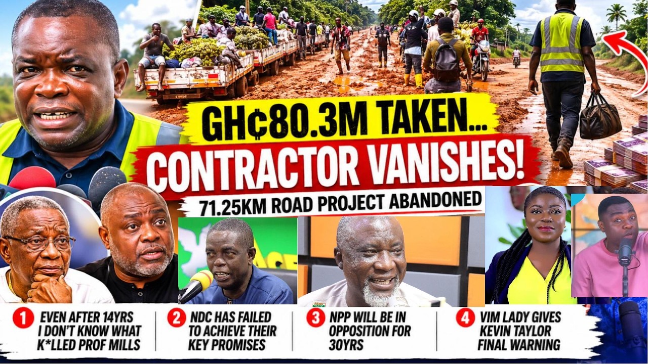 Contractor Took GH&cent;80.3M & Disappeared 😳 Kwesi Pratt BLASTS NDC + Vim Lady WARNS Kevin Taylor