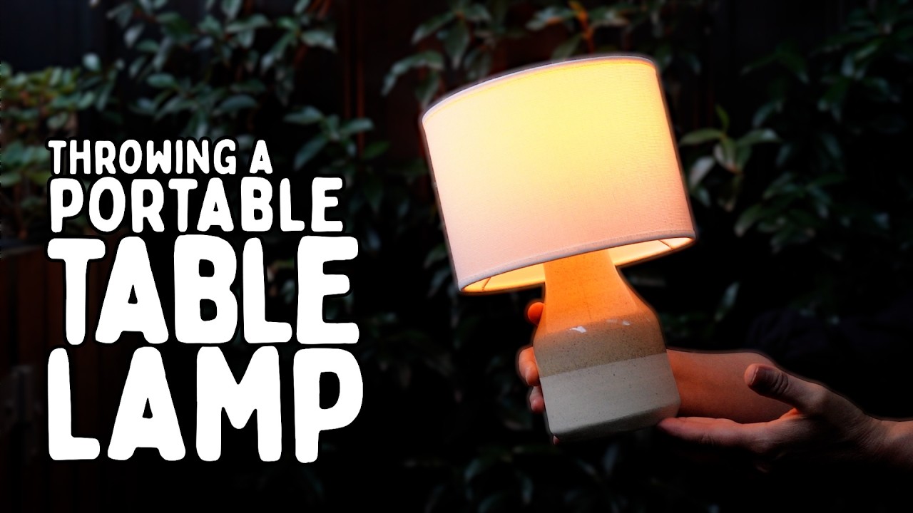 The Simplest Lamp I’ve Made Hides a Clever Detail + Adding Ilmenite to My Clay