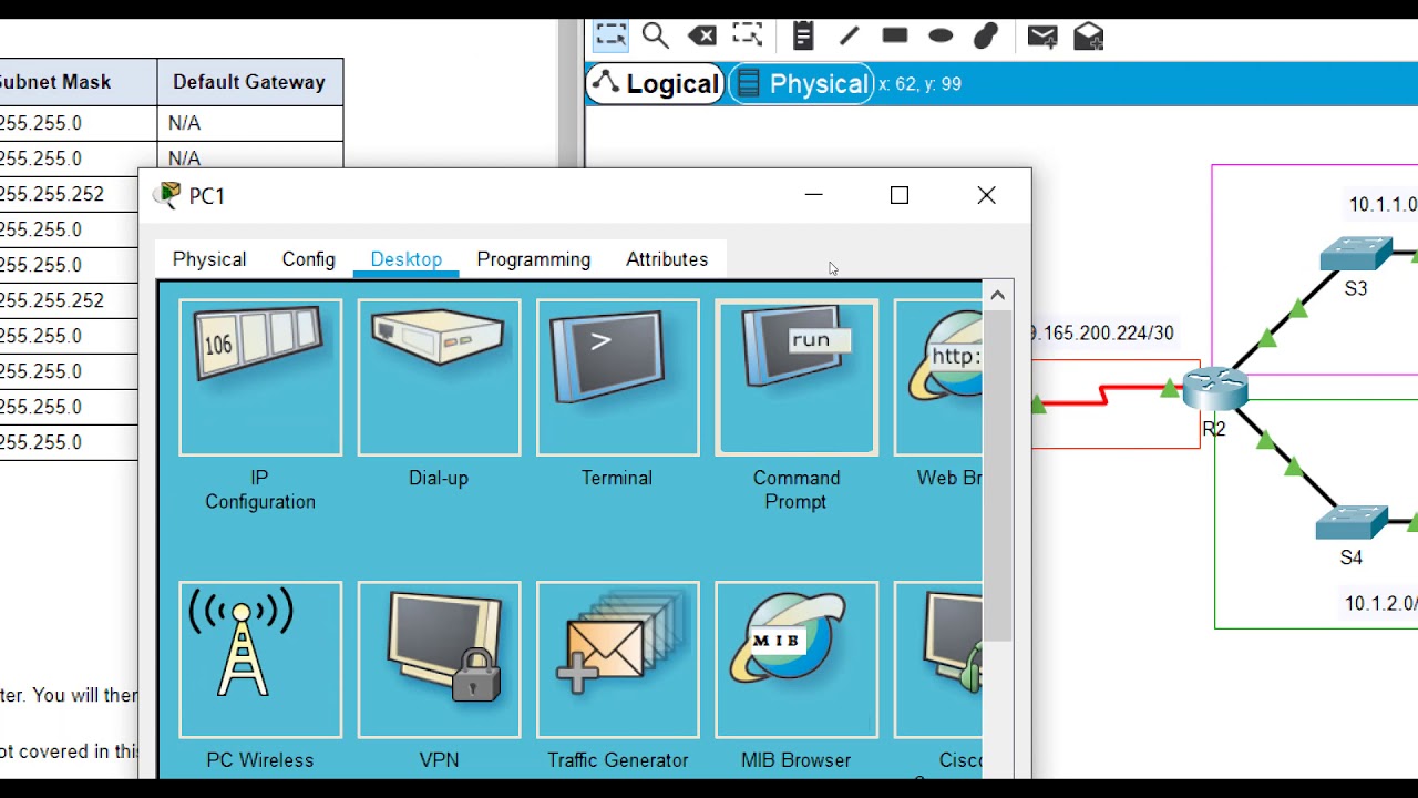 Packet Tracer 10.3.4 — подключение маршрутизатора к локальной сети