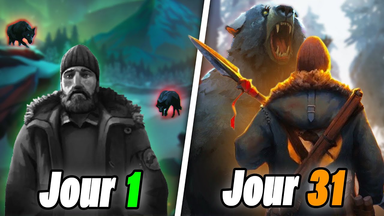 J'ai Survécu 1 Mois sur The Long Dark (méchant ours)