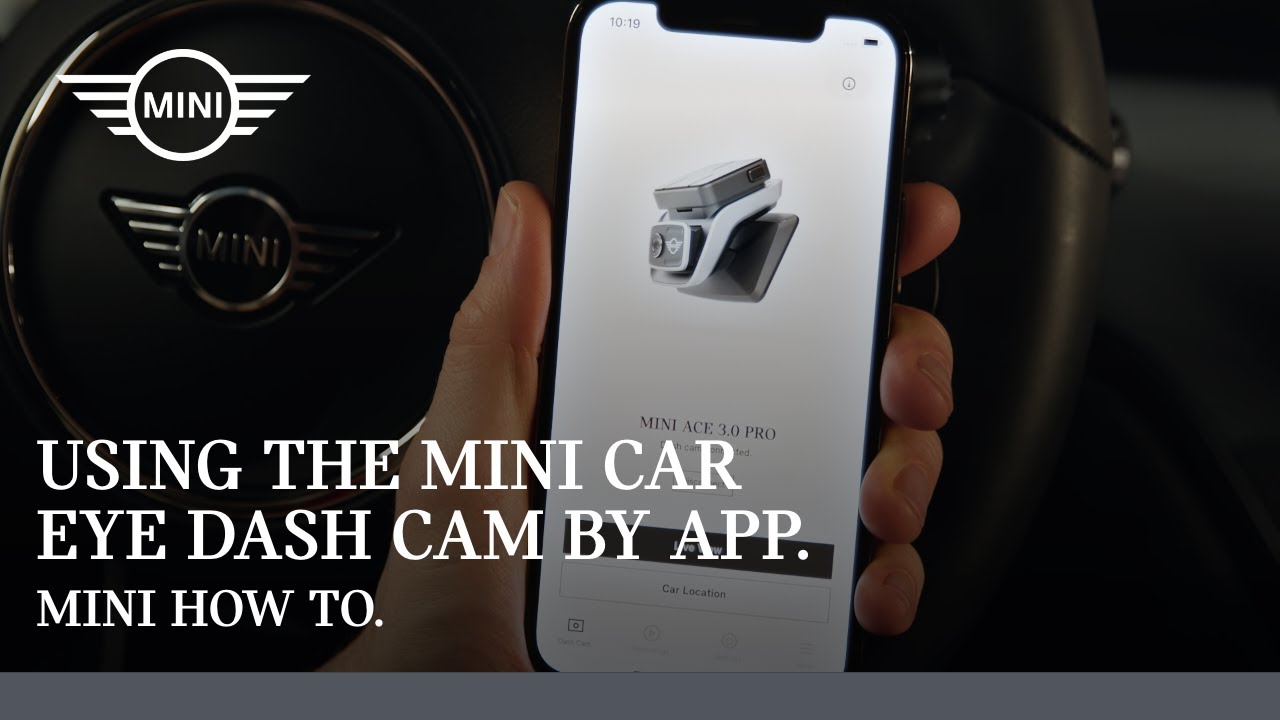 Управление видеорегистратором MINI Advanced Car Eye Pro 3.0 в приложении &mdash; Видеоруководство MINI