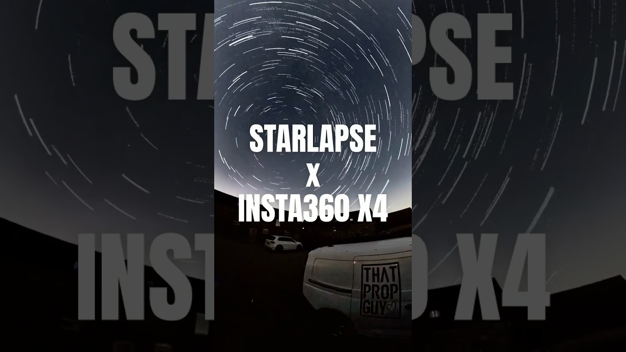 Insta360 X4 starlapse low light #insta360 #insta360x4 #starlapse #space #spacephotography #insta360