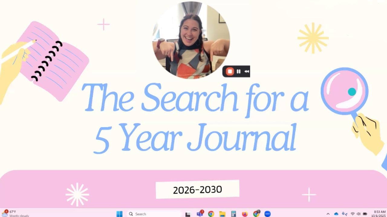 The Search for a 5 Year Journal 8 JOURNALS, WHICH 1 TO PICK?! 