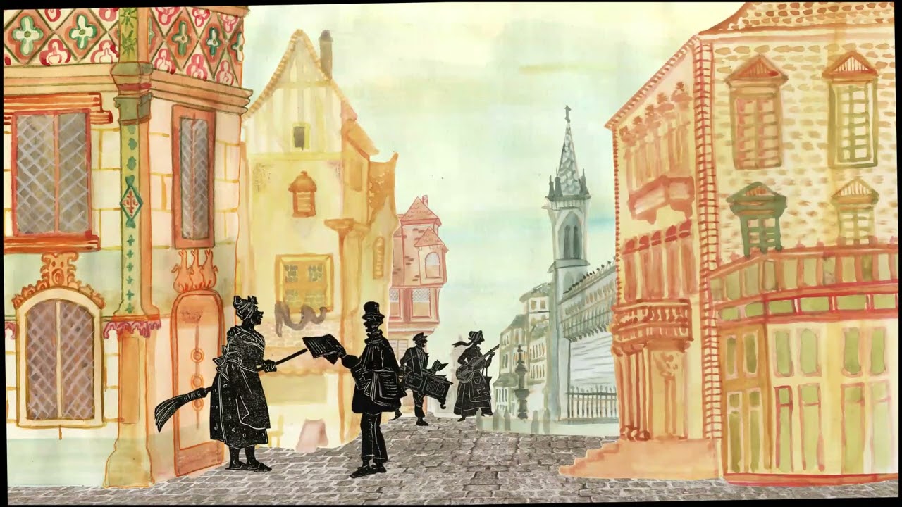 Les Crieurs de Paris-Animation d'un Théâtre en papier