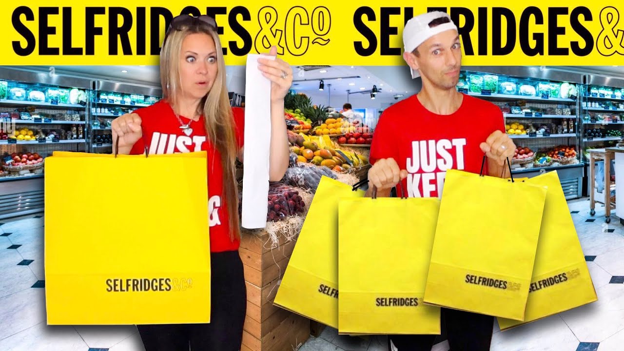 Can we BUY our WEEKLY FOOD SHOP from SELFRIDGES for £30? 😃 *budget grocery shopping challenge 🛒