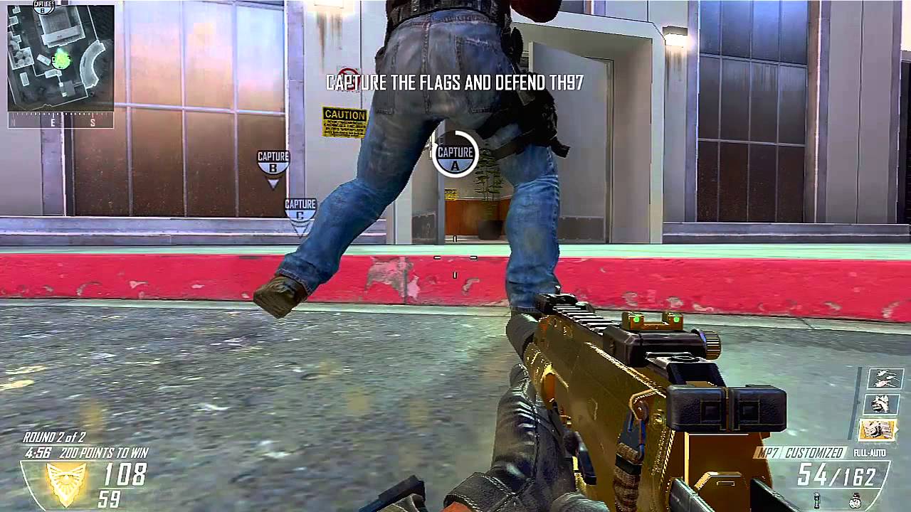 Black Ops 2: 94-8 Domination Gameplay w/ MP7!