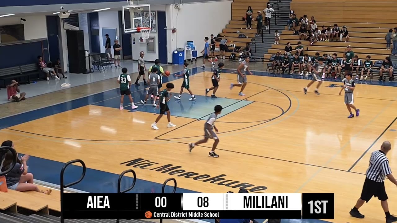 Central District Middle School - Aiea Middle School vs Mililani Middle School *