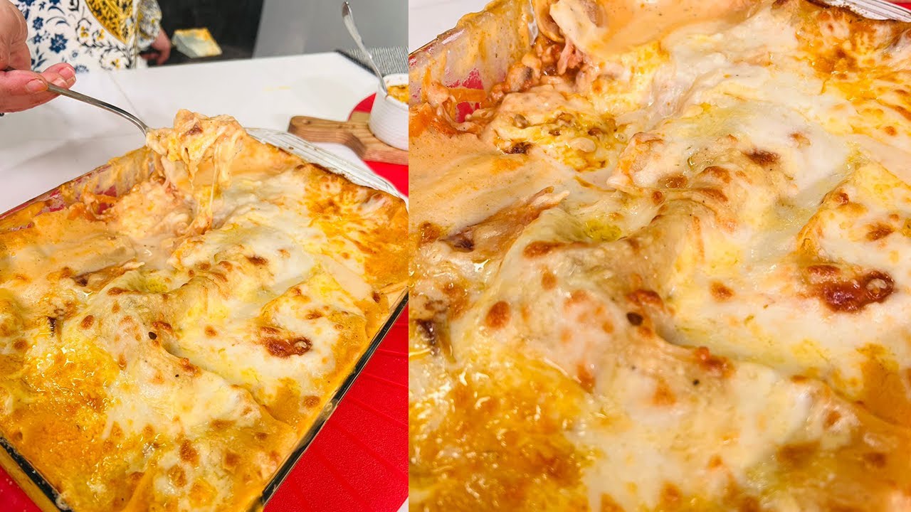 طريقة عمل لازانيا بالدجاج | العزومة مع الشيف فاطمة أبو حاتي
