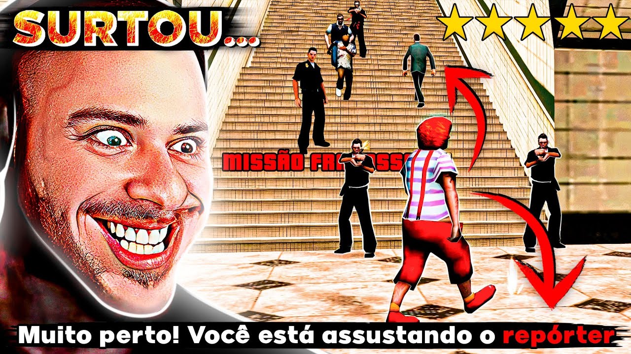 TODAS AS VEZES QUE O LÉO STRONDA FALHOU NAS MISSÕES DO GTA SAN ANDREAS (Monstro Joga)