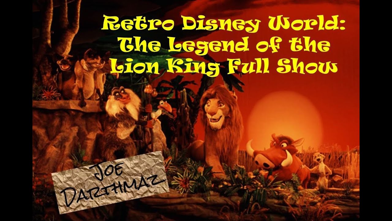 Retro Disney - The Legend of the Lion King Show (1996) from Walt Disney World's Magic Kingdom