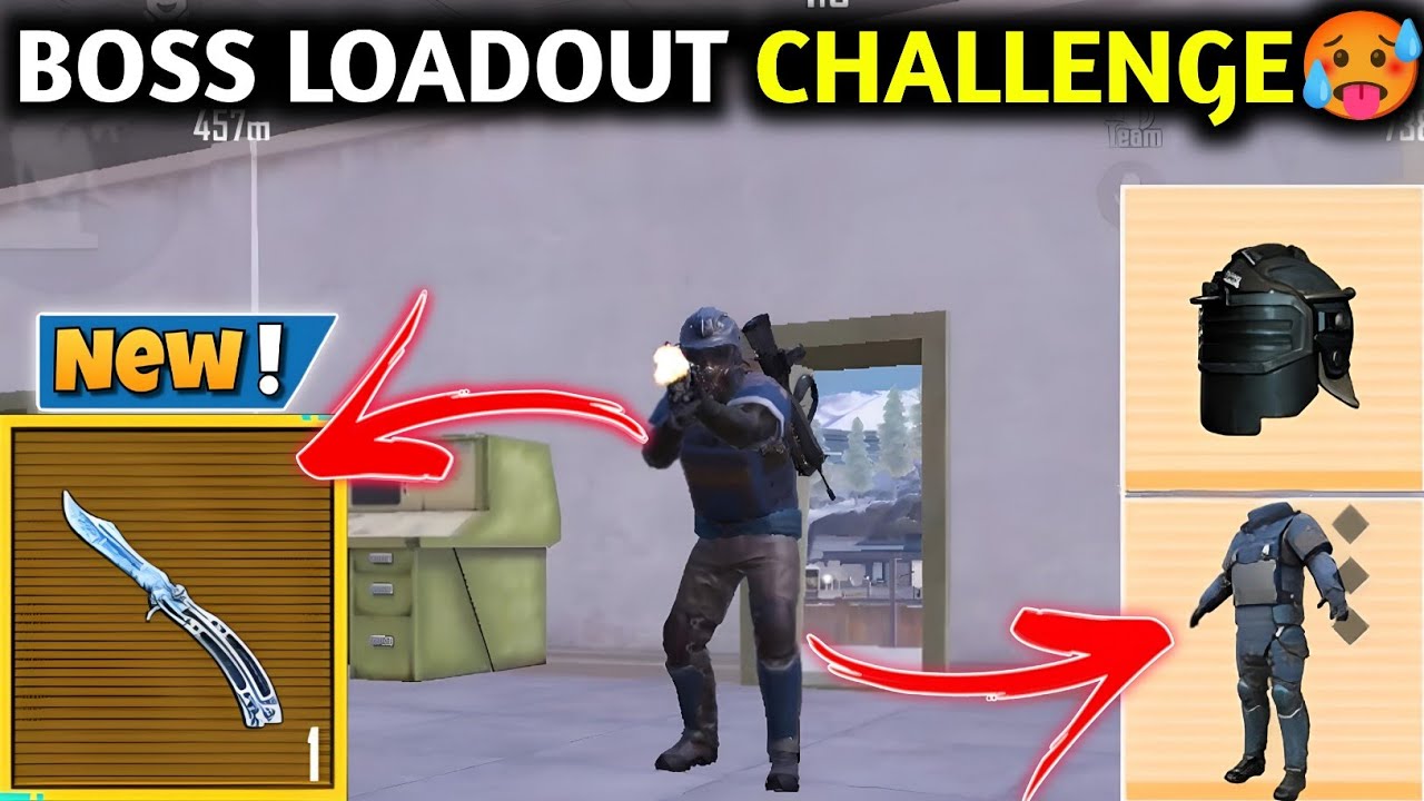 BOSS LOADOUT CHALLENGE 🥵 PUBG METRO ROYALE