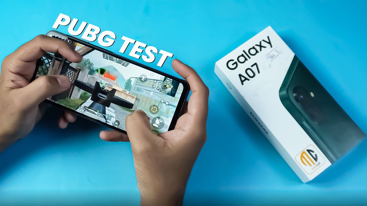 Samsung galaxy a07 Pubg test | GYRO 