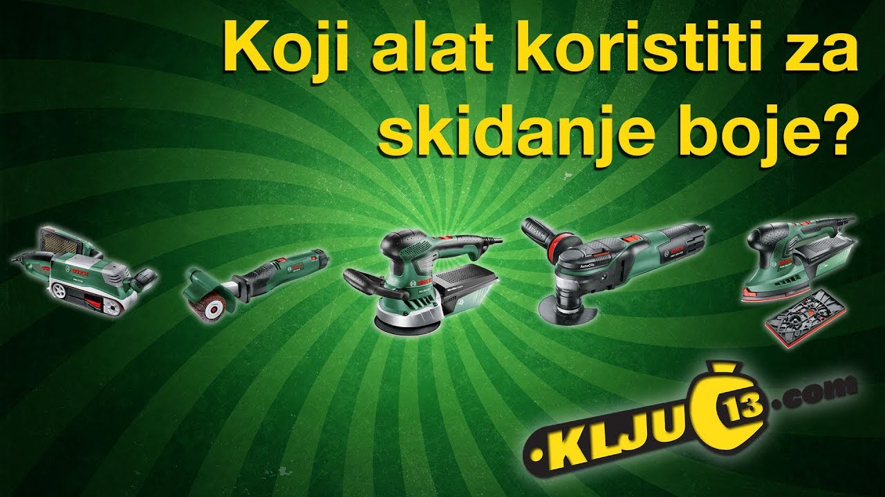 Koji alat koristiti za skidanje boje sa drveta ili metala? / Ključ 13