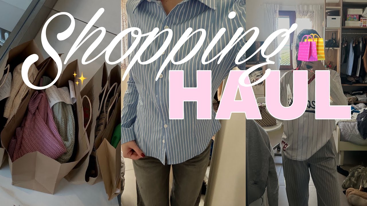 HAUL GIGANTE🤩🛍️|| vi mostro tutto quello che ho comprato (zara, bershka, pull&bear, & more)✨