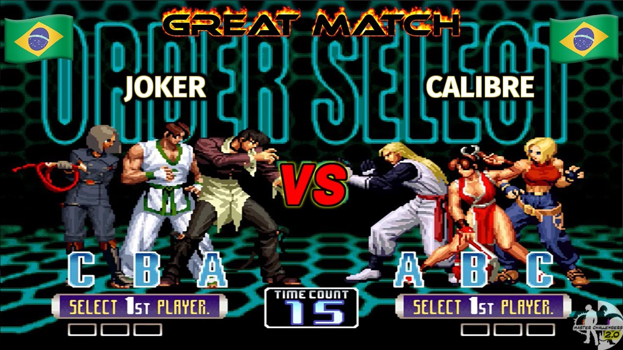 JOKER vs CALIBRE &iexcl;BATALLA &Eacute;PICA!  FT10 KOF 2002