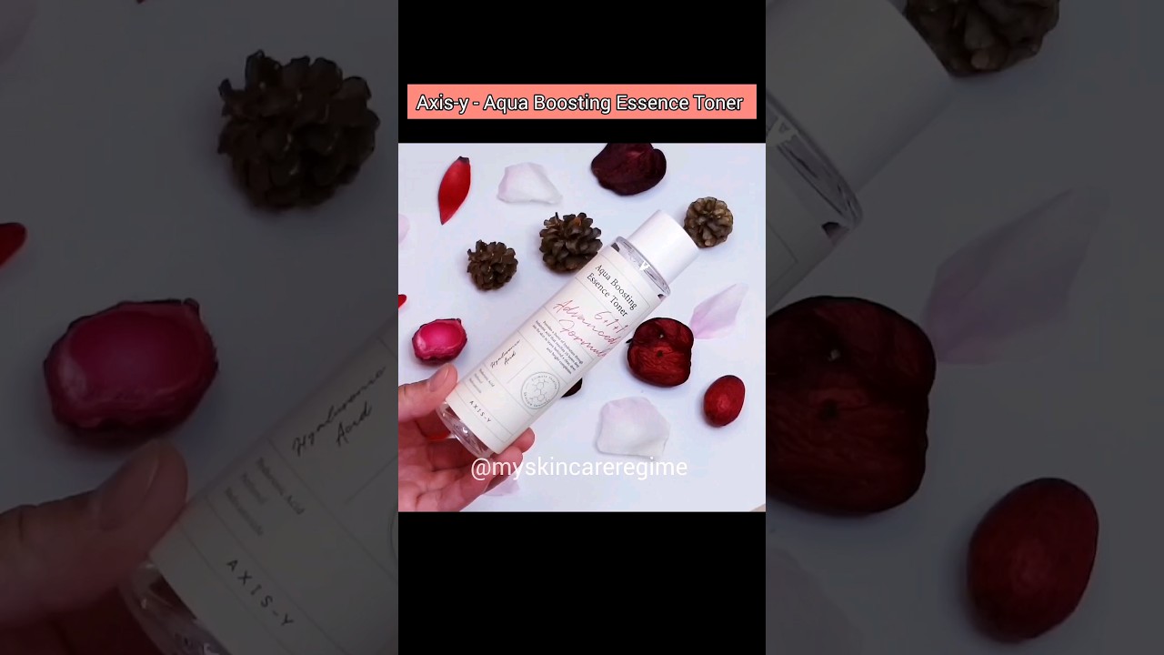 Intensely Hydrating? #Axisy - Aqua Boosting Essence Toner - #Kbeauty - #Swatches + Review - #shorts