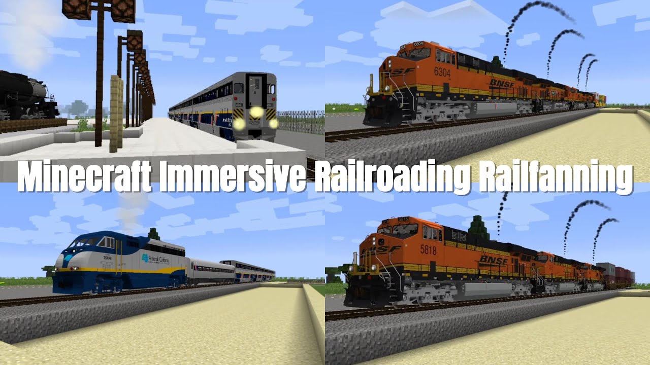 Minecraft Immersive Railroading Railfanning 5!