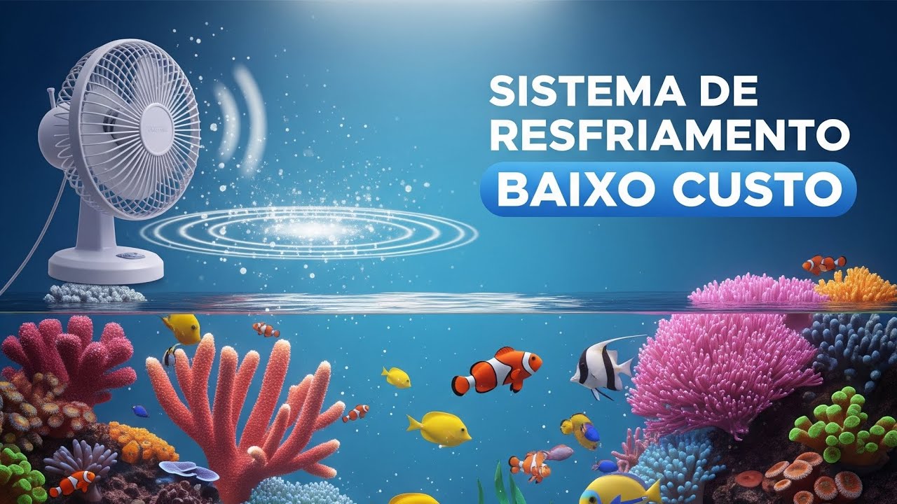 Diminuindo a temperatura do Reef gastando pouco 