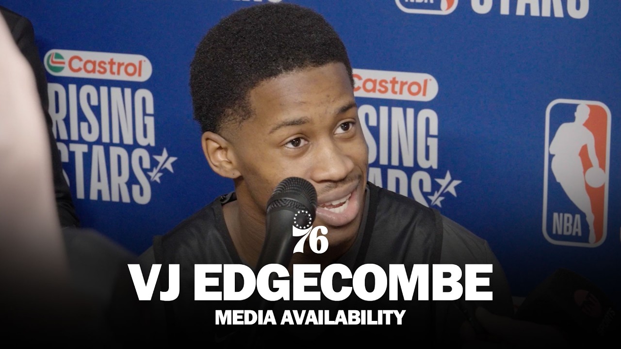 NBA Rising Stars Media Availability 🎙️ | VJ Edgecombe | 02.13.26