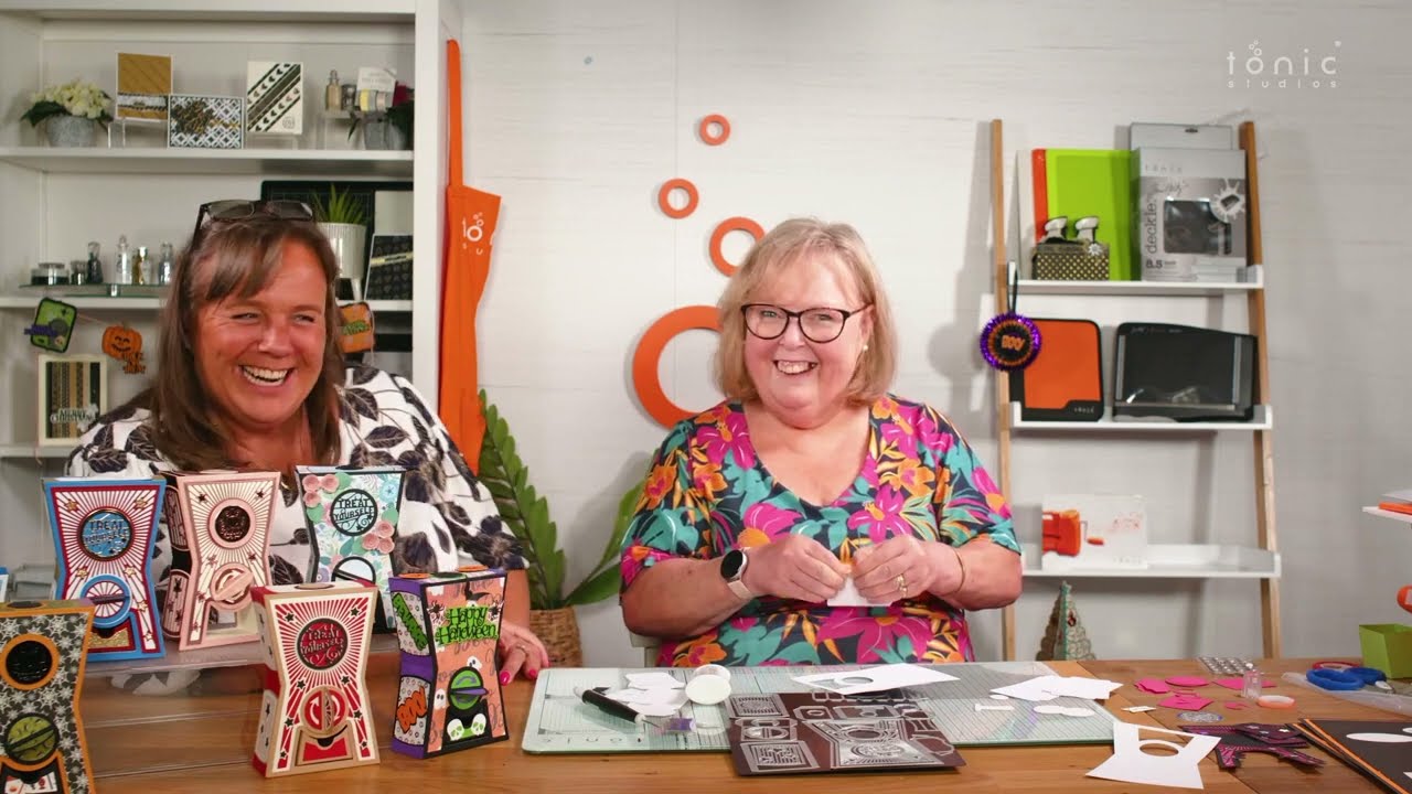 Alison & Jodie Johnson Introduces & assembles the Treat Yourself Gift Box die set