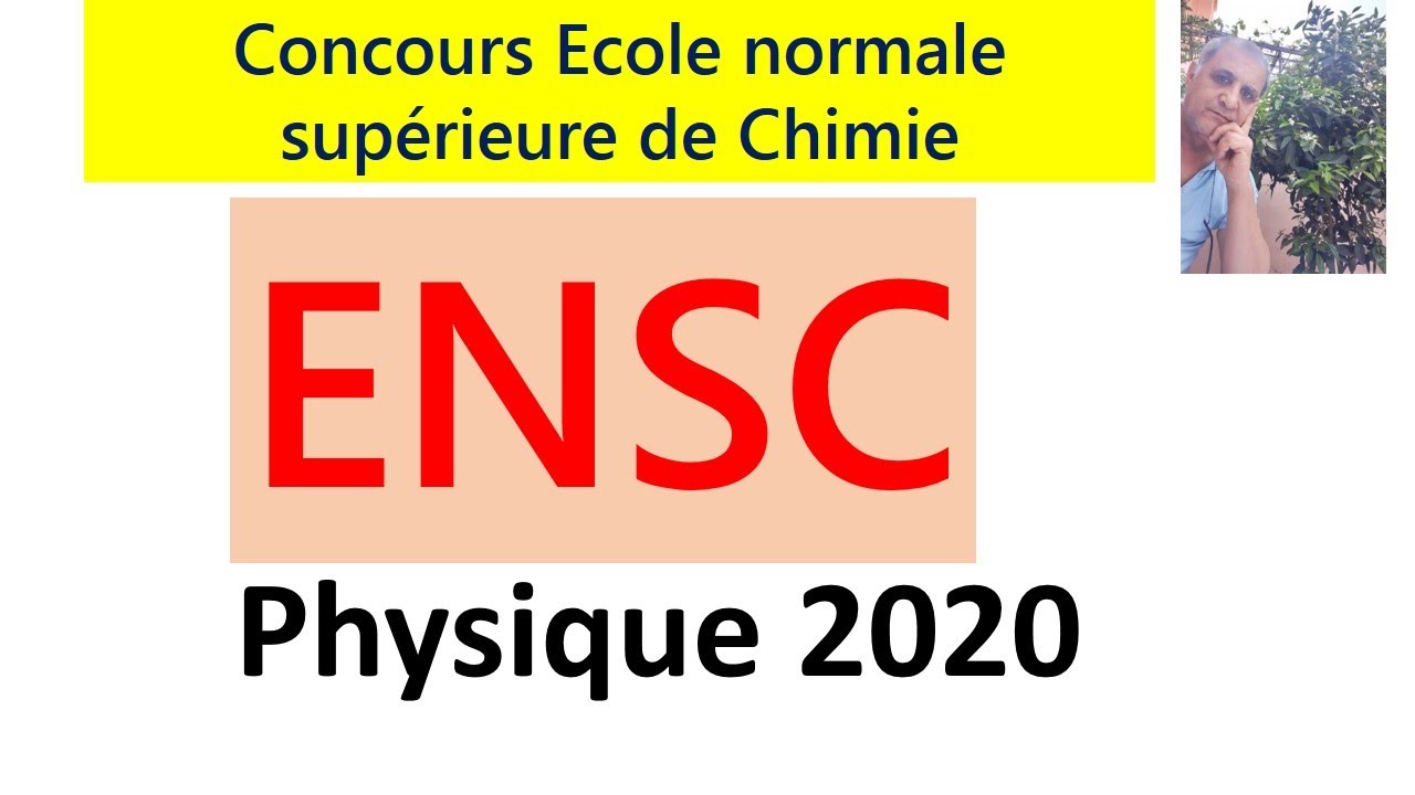 Concours ENSC 2020