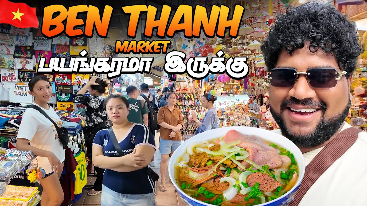 FIRST IMPRESSION !! Ho Chi Min City 🔥 | 125 Years Old Ben Than Market Tour | Foodie Prabu