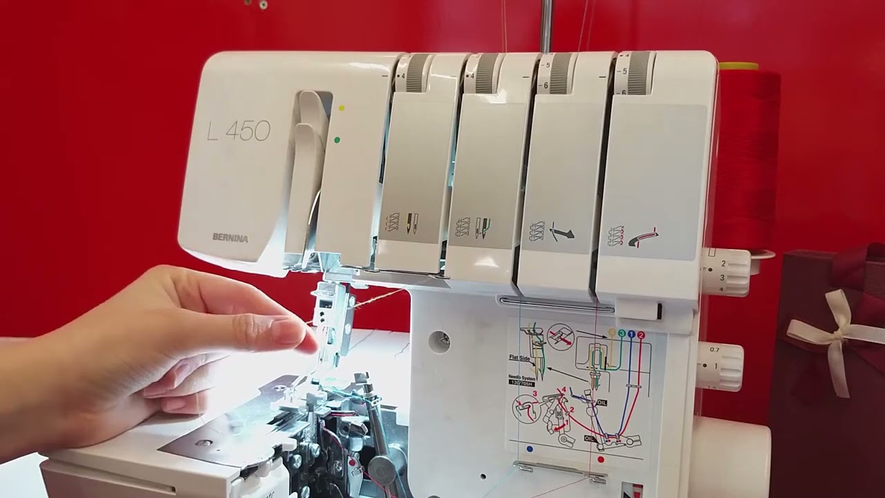 BERNINA L450 Overlok Makinesi Eğitimi