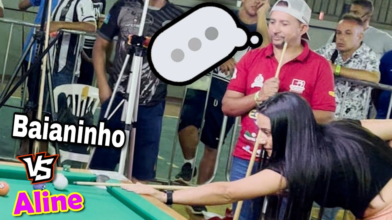 BAIANINHO ENFRENTOU ALINE A MELHOR JOGADORA DE MG, veja...   #sinuca #baianinho #sinucaaovivo