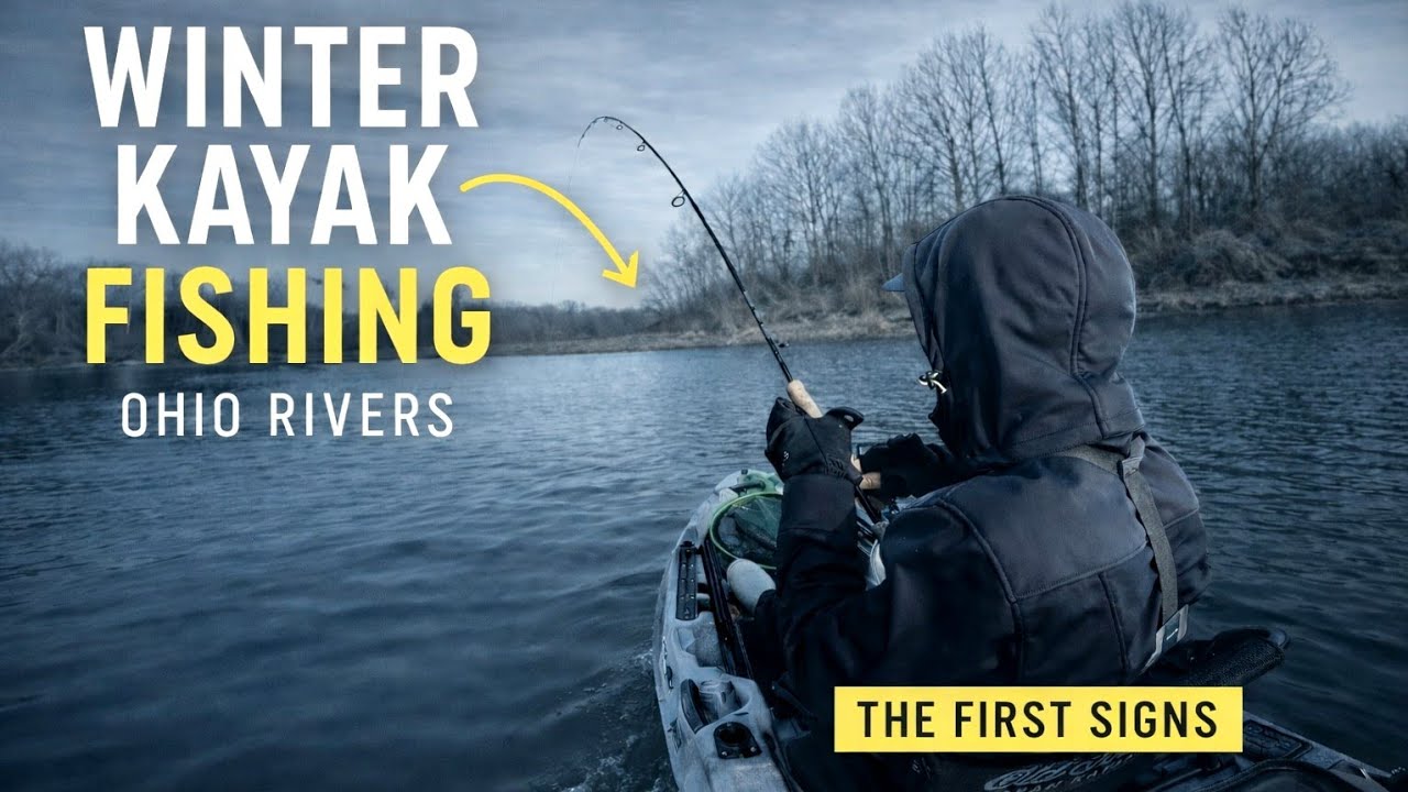 Winter Kayak Fishing in Ohio Rivers | The First Signs
