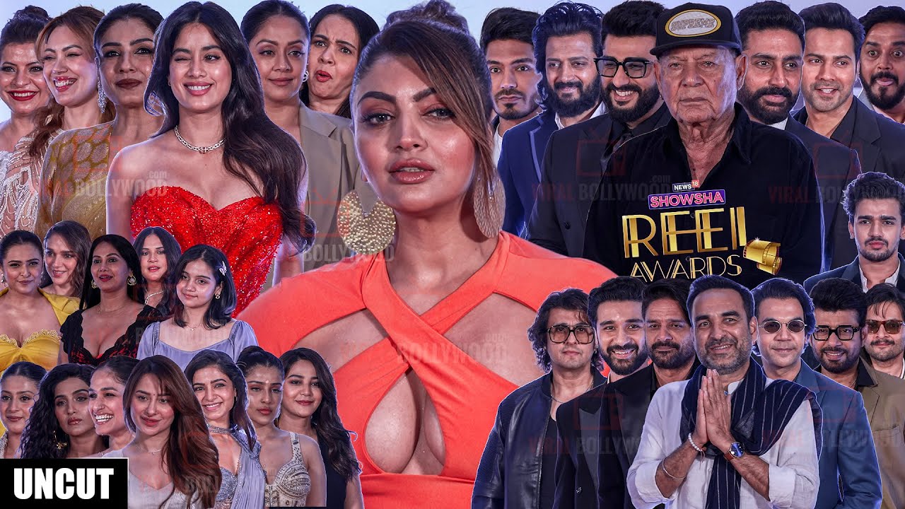 UNEDITED : News18 Showsha Reel Awards 2025 | Star-studded Redcarpet | Salim Khan, Abhishek, Arjun