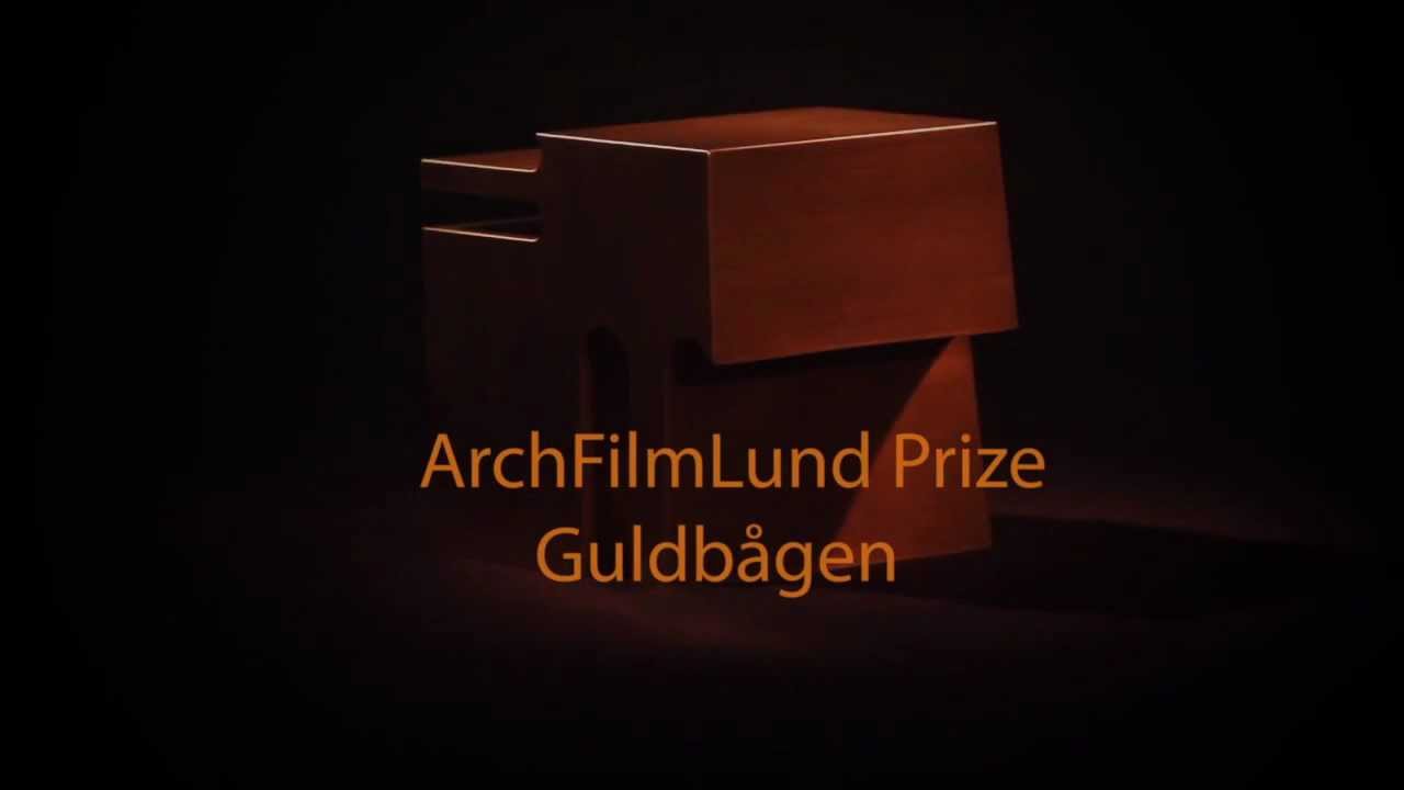 International Architecture Film Festival in Lund 2013. ArchFilmLund Prize Guldbågen