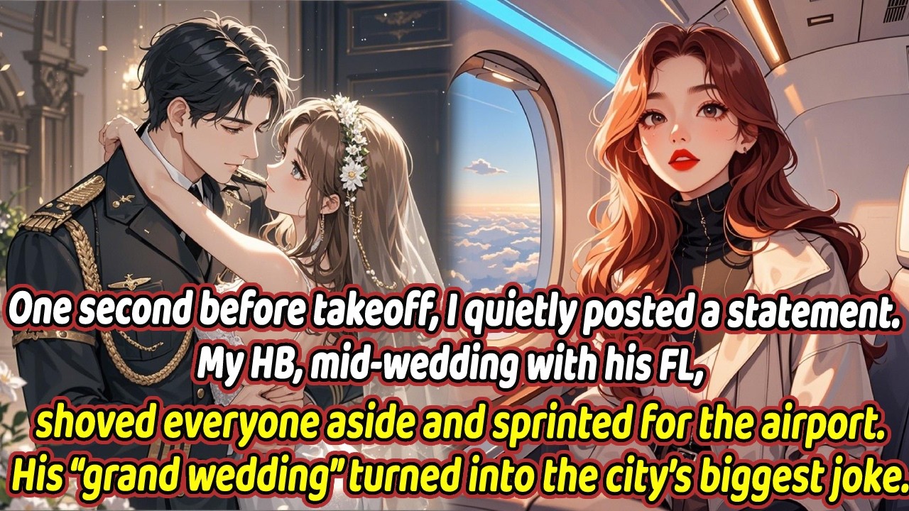 One second before takeoff, I quietly posted a statement...
