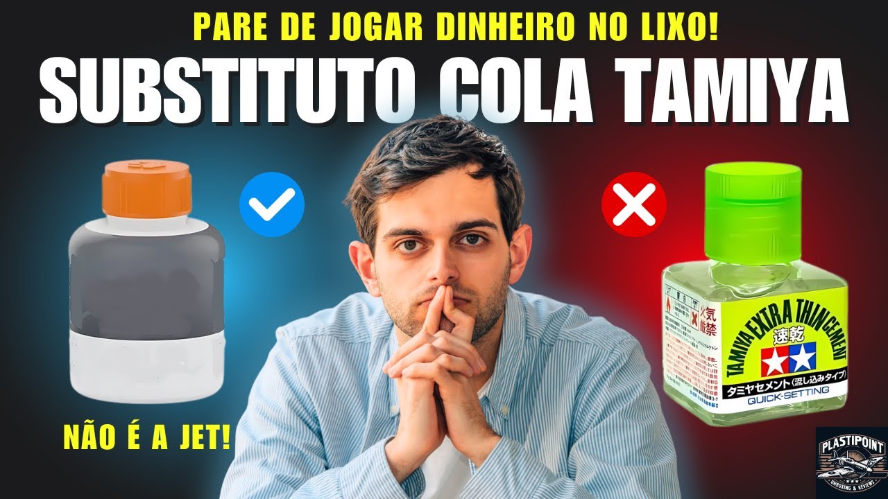 Segredo Revelado: Substituto Barato para Cola de Capilaridade Tamiya Extra Thin! E não é a JET!