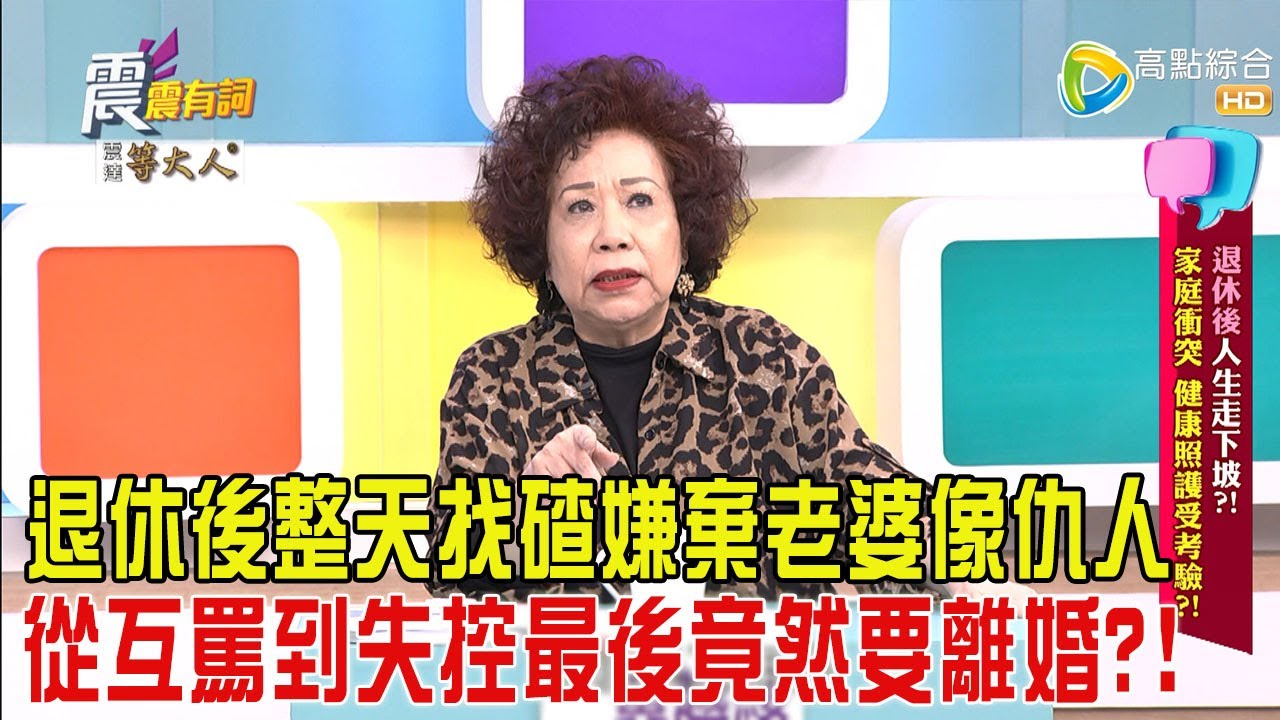 震震有詞-退休後人生走下坡？！家庭衝突、健康照護受考驗？！-2025/4/8 完整版