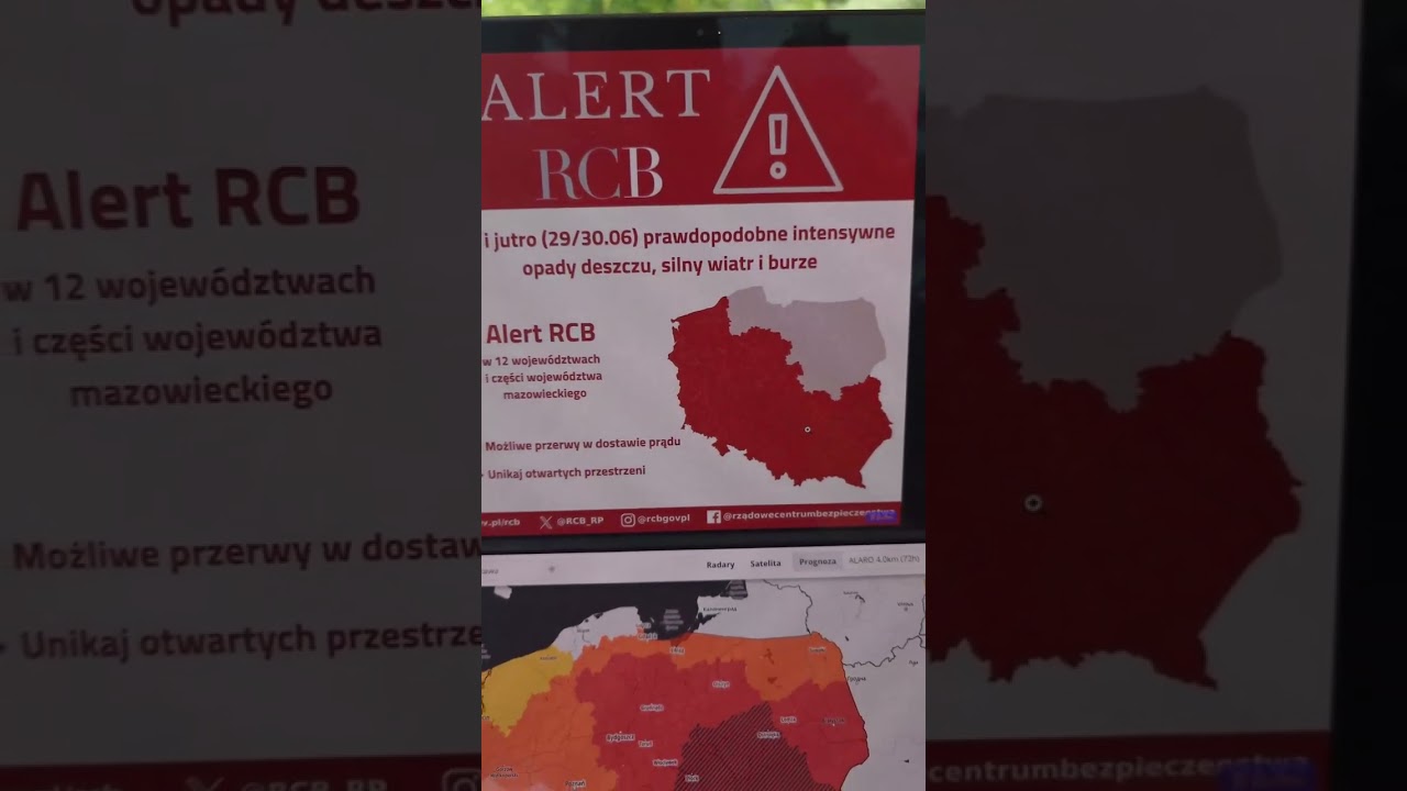 Heatwave and severe storms #weather #poland