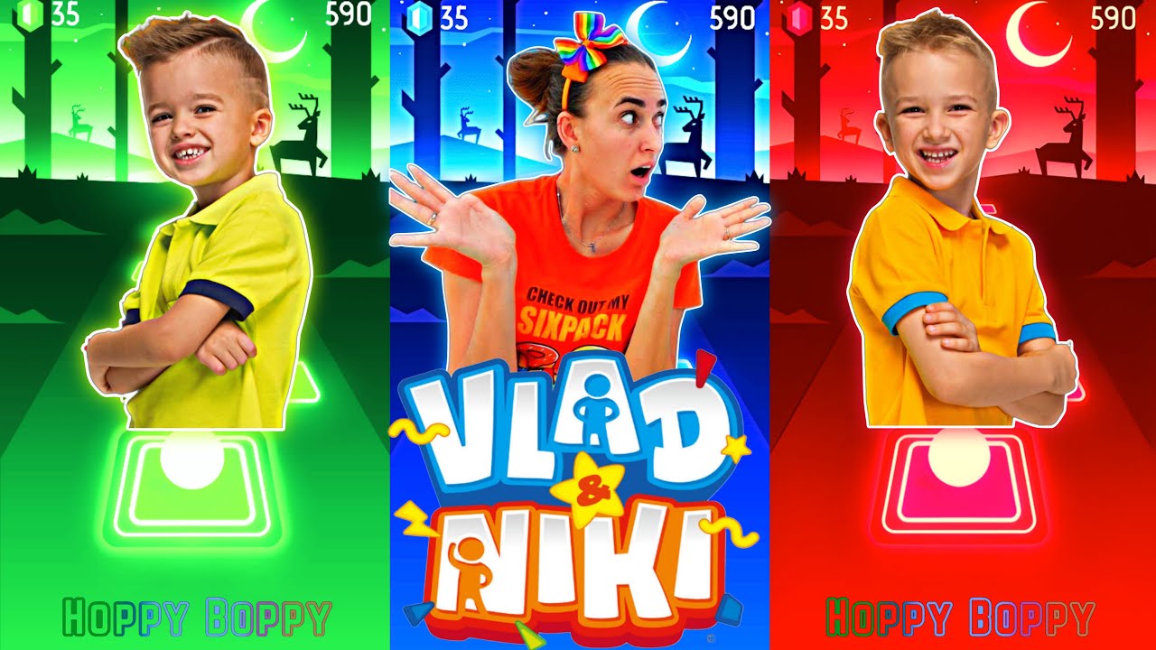 Vlad & Niki 🎶 Tiles Hop EDM Rush