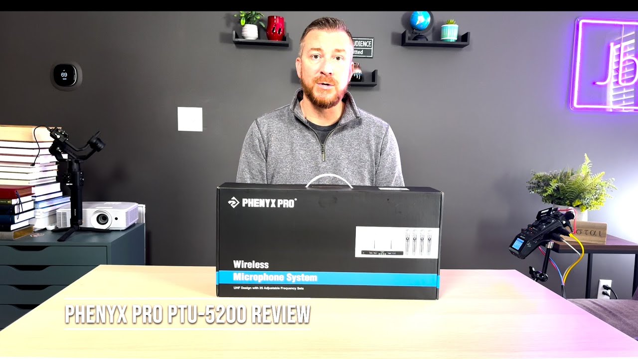 An Amazing and Affordable 4 Wireless Microphone System  - Phenyx Pro PTU-5200 Review