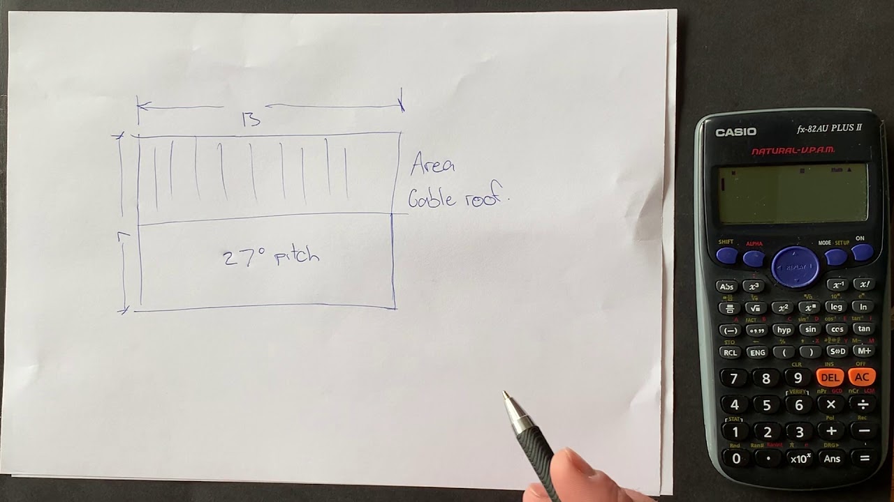 Roof area calculations