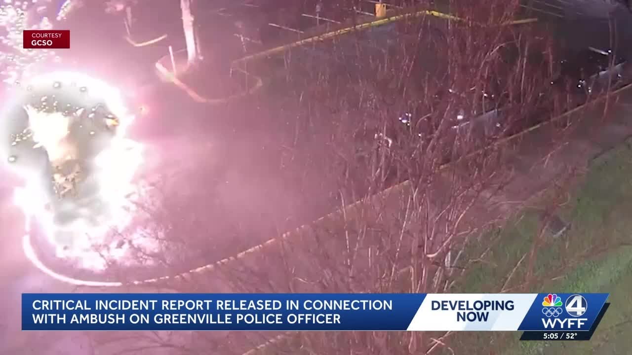 Officer ambushed and shot in Greenville County new video reveals deadly chase