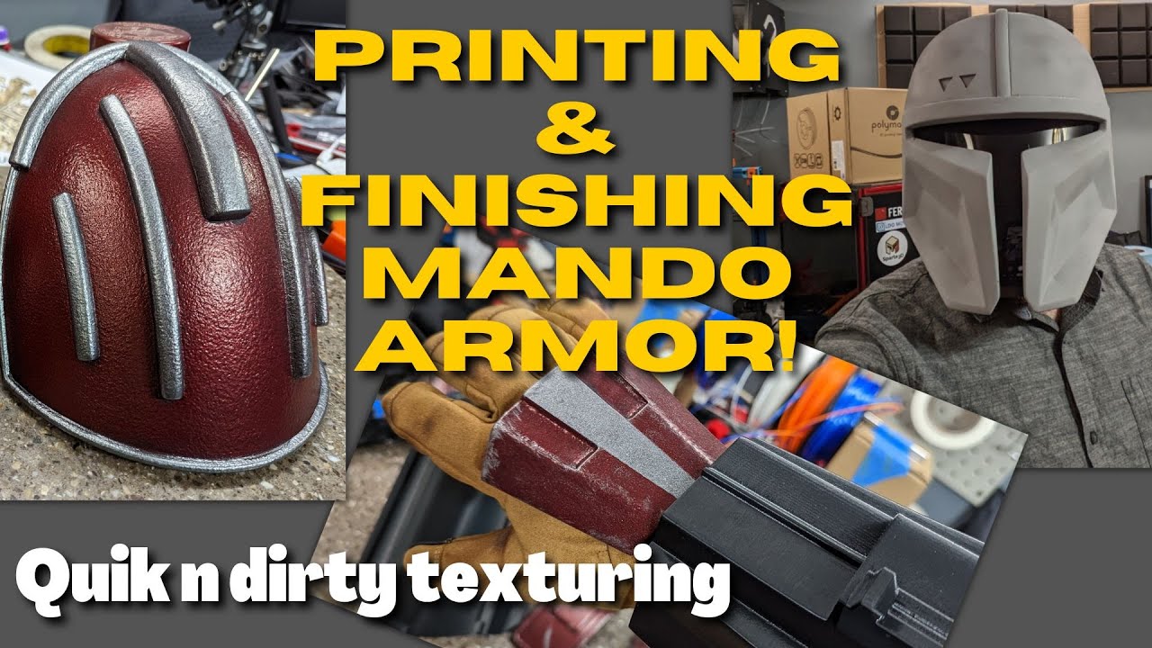 Lets Build A Mando Suit - Quick And Dirty Amor Finishing