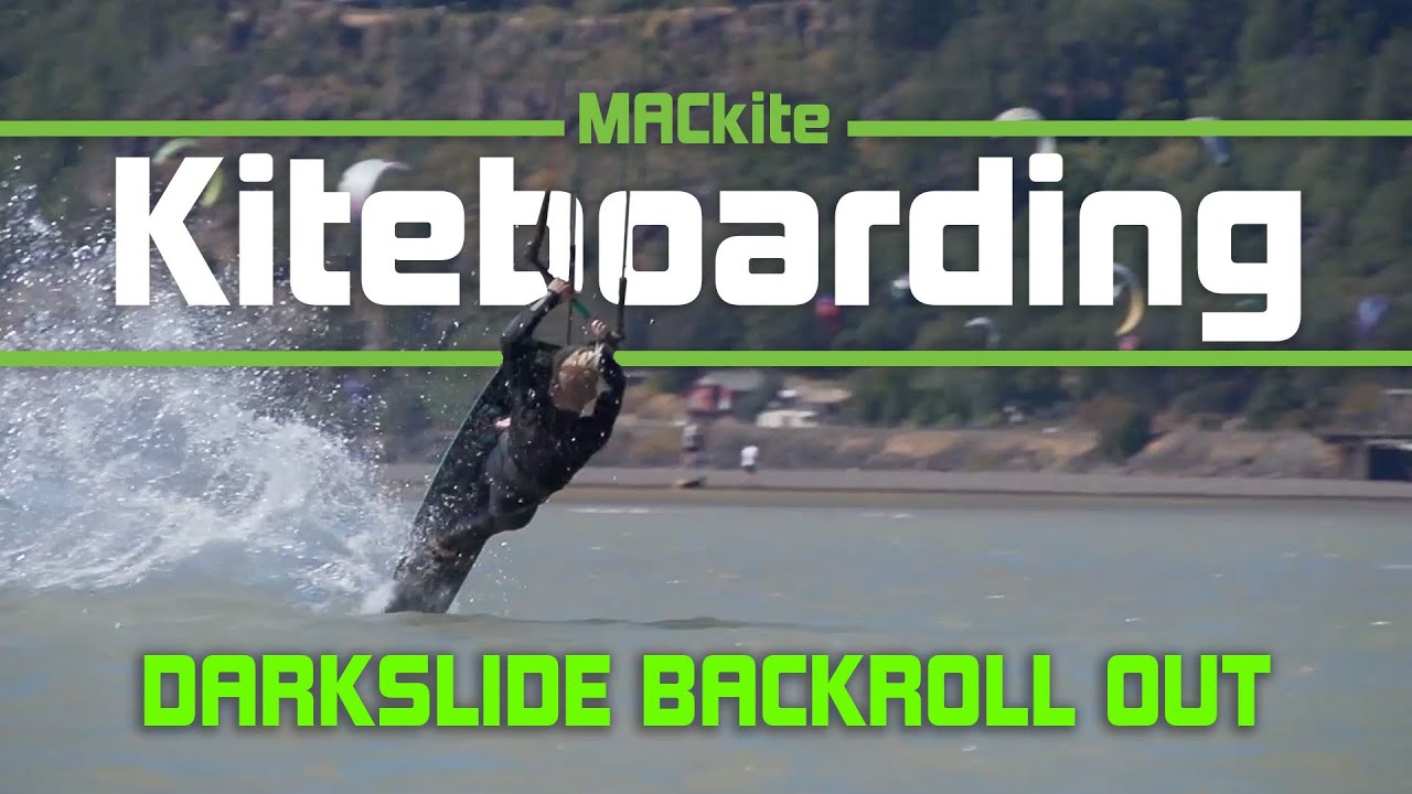 Darkslide Backroll Out Beginner kiteboarding Tricks