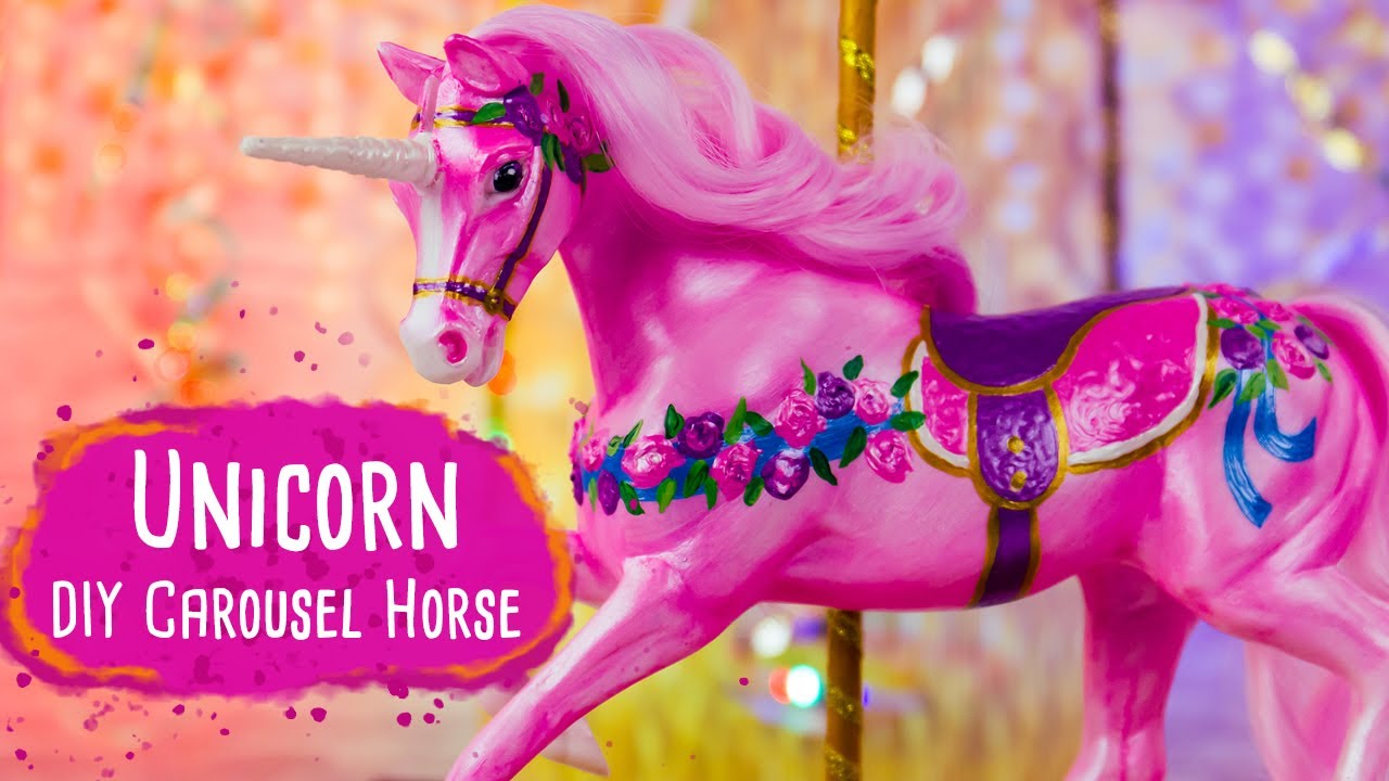 Creating a DIY Unicorn Carousel Horse! 🎠 | Breyer Model Horses x 