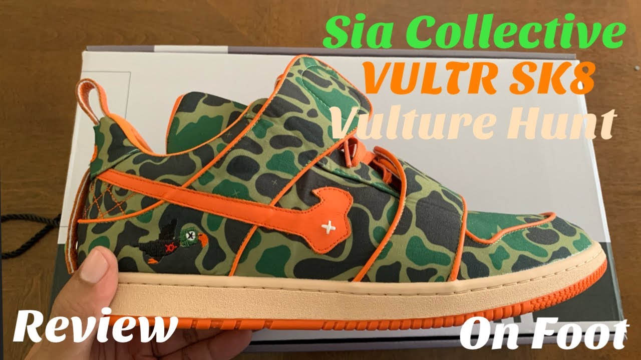 Sia Collective VULTR Hunt Sk8 Unboxing, Detailed Review & On Foot. Sia Sk8 Vulture Hunt On Feet.